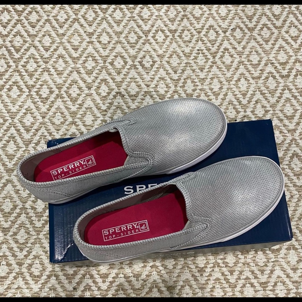Silver Sperrys - Picture 2 of 2